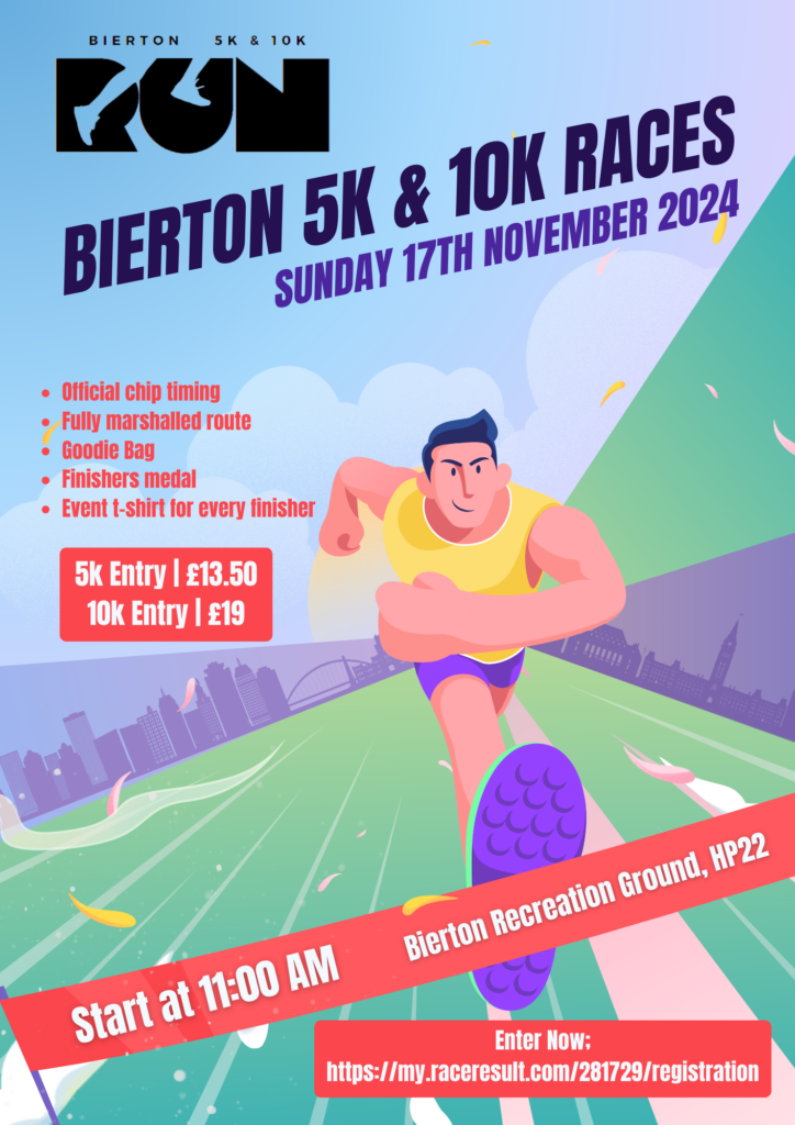 Bierton 5k & 10k Races 2024 Bierton Parish Council